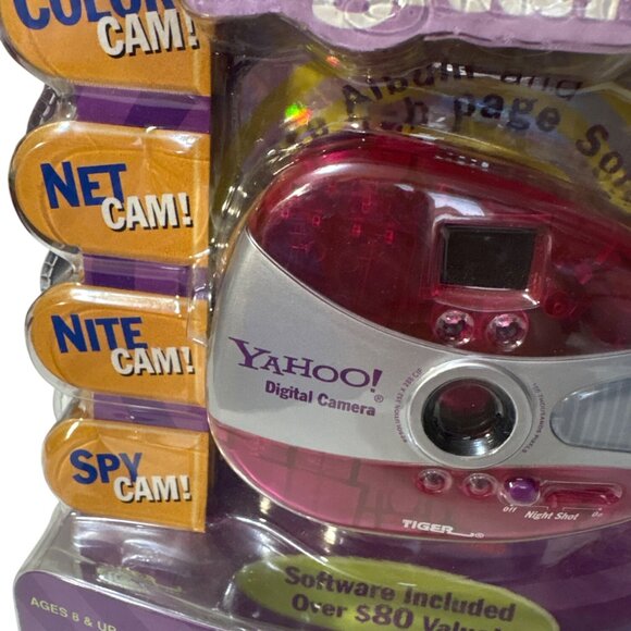 Yahoo! Digital Camera Color Net Nite Spy Cam Ages 8+ New In Packaging 2000 Tiger - Picture 3 of 5